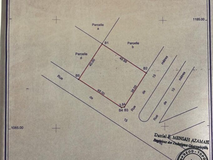 DOMAINE 2000m² CITÉ ZOPAH 55 MILLIONS